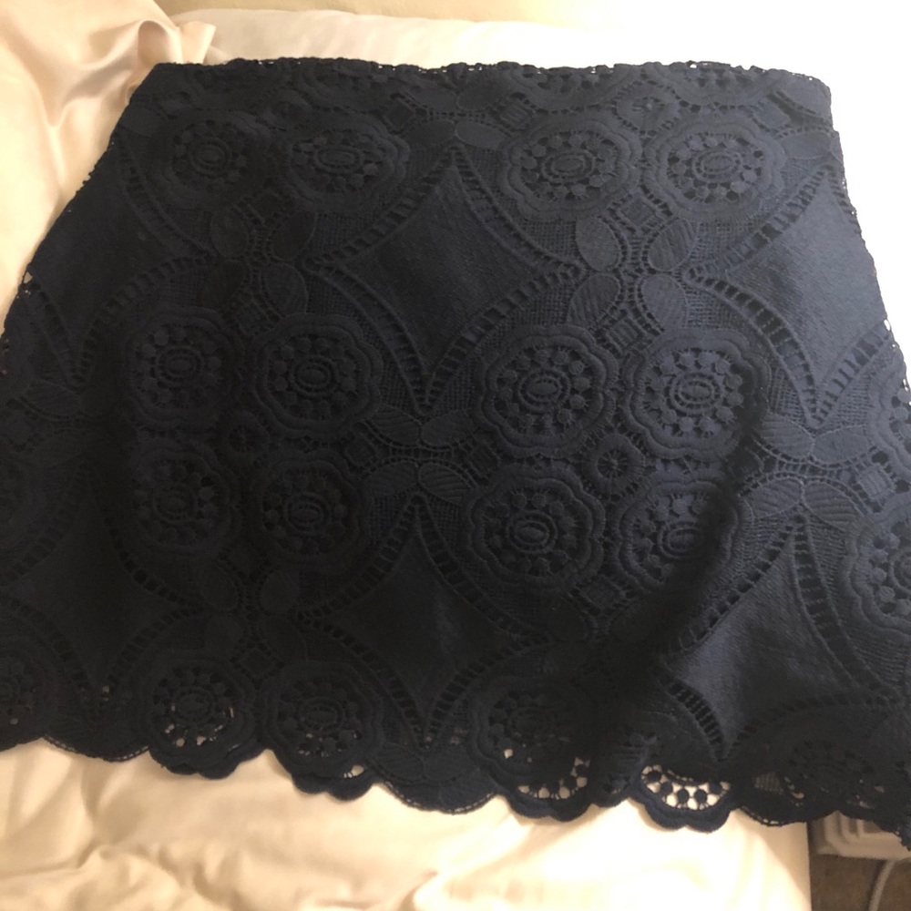 Vintage Deep Blue lace Abercrombie Skirt